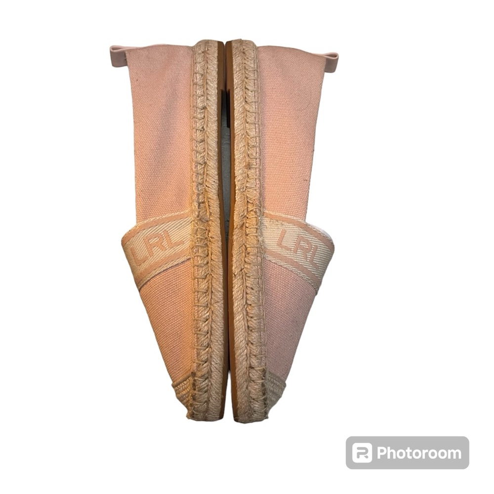 Lauren Ralph Lauren Pink Canvas Espadrilles - Picture 7 of 11